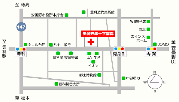 病院地図近隣